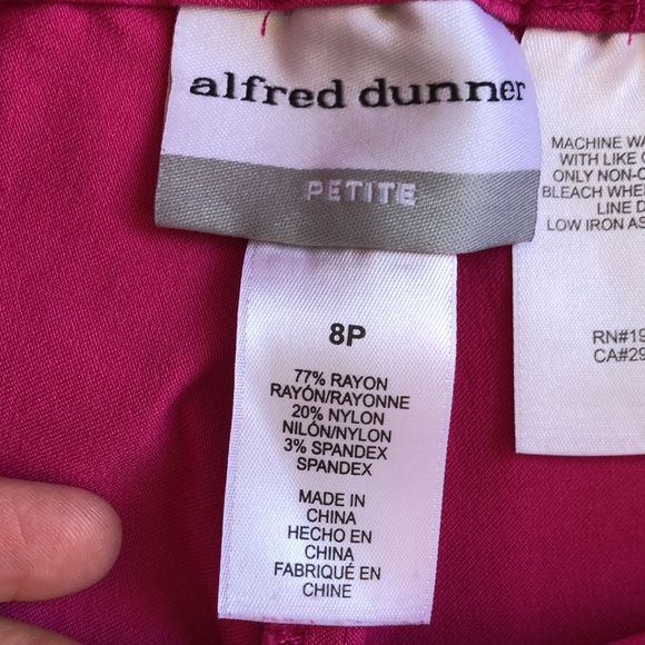 ALFRED DUNNER Petite Pull-On Crop Pants - Picture 2 of 5